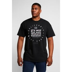 Mad‎ Engine California West Coast LA 98 Black Graphic T-Shirt Mens 3XL